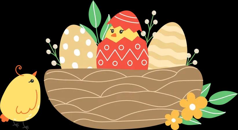 2048 Ta med påskens glädje till dina mönster med denna samling av Happy Easter Illustrations. Från färgglada ägg och glada kaniner till blommande blommor och påskkorgar, dessa illustrationer fångar andan av förnyelse och festlighet. Dessa illustrationer är idealiska för gratulationskort, inlägg på sociala medier och kreativa projekt och ger en varm och glad touch till påskfirandet.